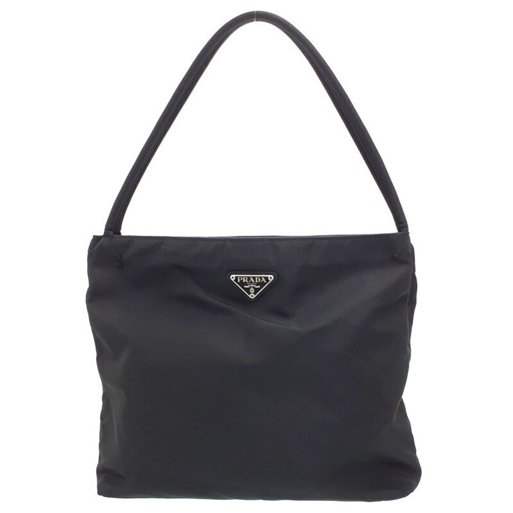 Prada Tessuto City Tote Shoulder Bag Black
